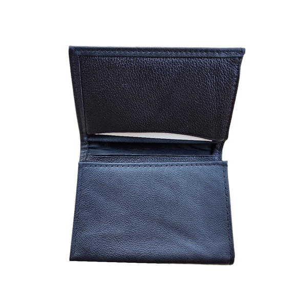 University of Notre Dame Fighting Irish Vintage Black Leather Wallet - Picture 3 of 11